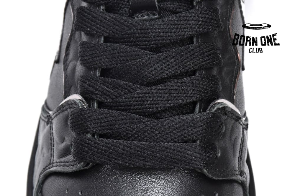A Bathing Ape Bape SK8 Sta Black Silver