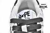 A Bathing Ape Bape SK8 Sta Black White