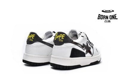 A Bathing Ape Bape SK8 Sta Black White