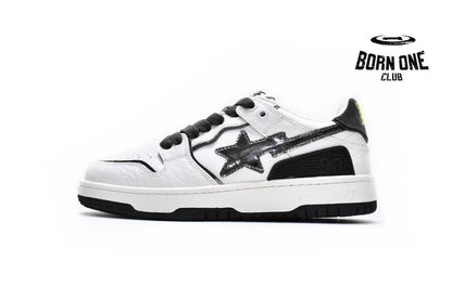 A Bathing Ape Bape SK8 Sta Black White