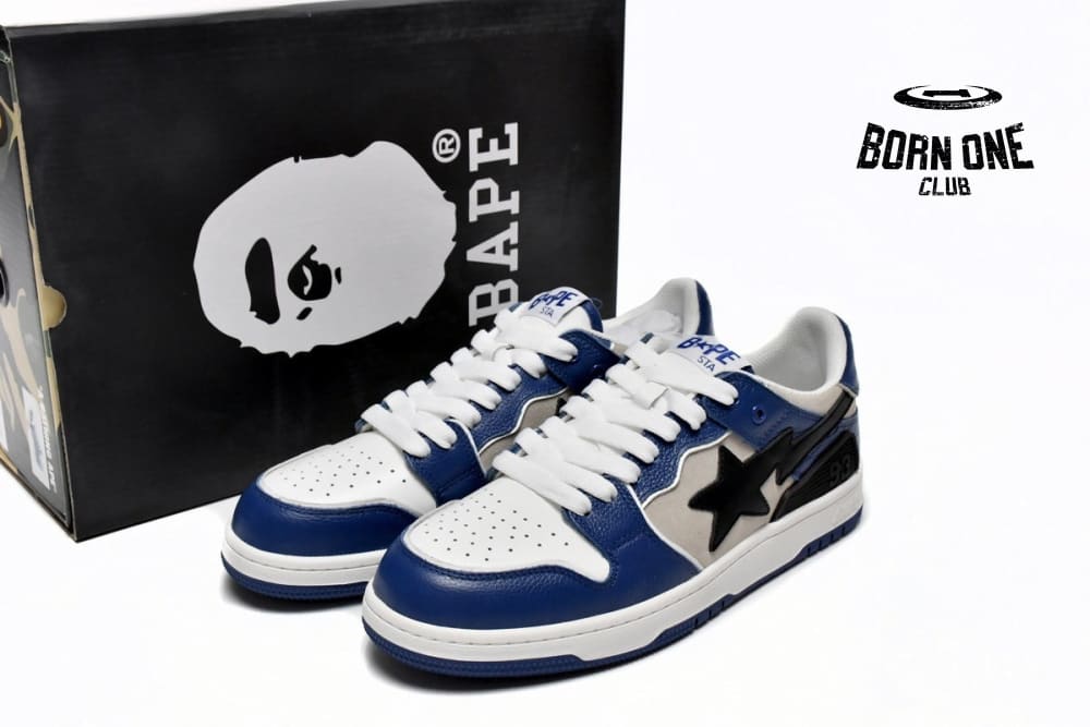 A Bathing Ape Bape SK8 Sta Blue Grey 1I80-191-010