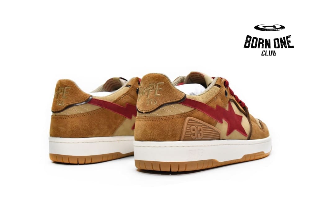 A Bathing Ape Bape SK8 Sta Brown