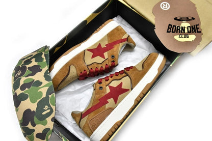 A Bathing Ape Bape SK8 Sta Brown