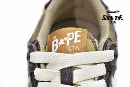 A Bathing Ape Bape SK8 Sta Brown Grey