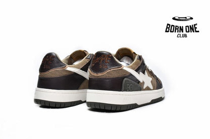 A Bathing Ape Bape SK8 Sta Brown Grey
