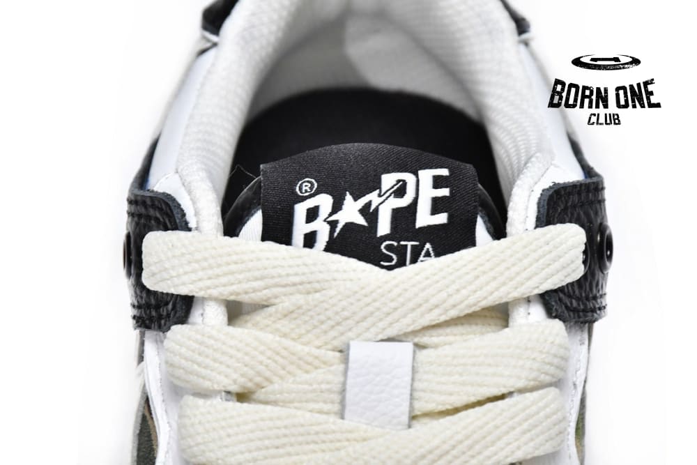 A Bathing Ape Bape SK8 Sta Camo Black White