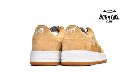 A Bathing Ape Bape SK8 Sta Earthy Yellow