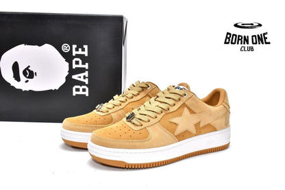 A Bathing Ape Bape SK8 Sta Earthy Yellow