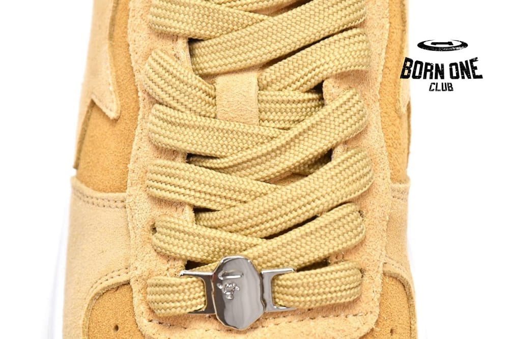 A Bathing Ape Bape SK8 Sta Earthy Yellow
