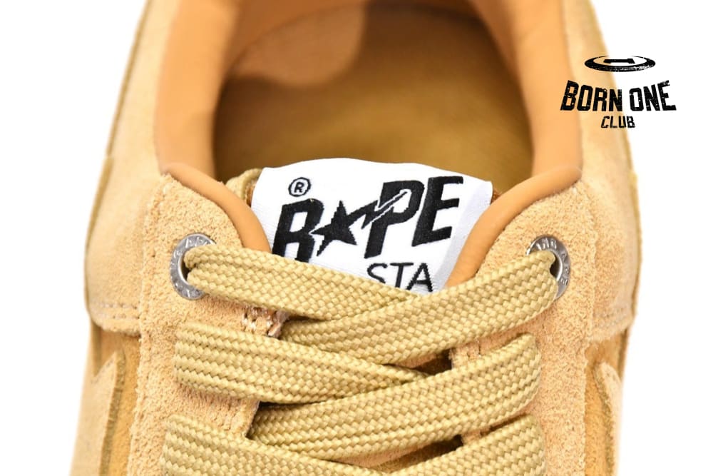 A Bathing Ape Bape SK8 Sta Earthy Yellow