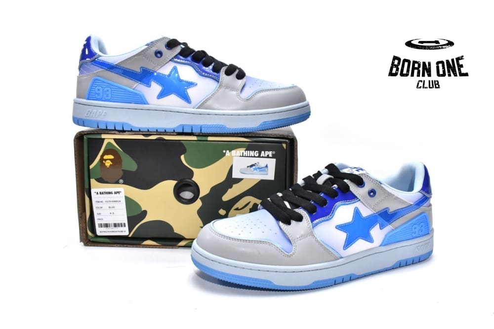 A Bathing Ape Bape SK8 Sta Gradient Blue
