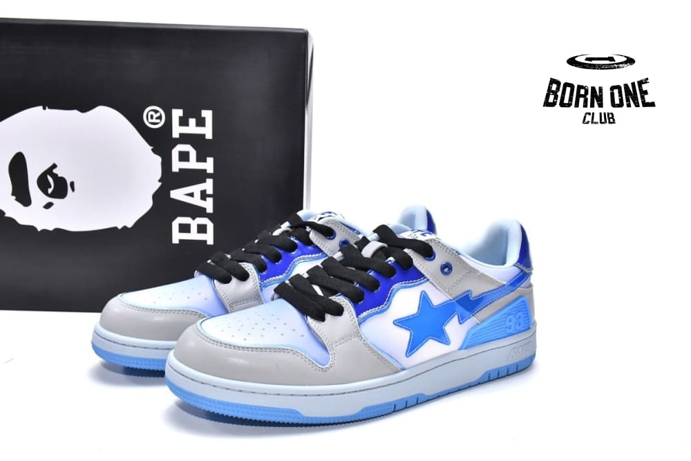 A Bathing Ape Bape SK8 Sta Gradient Blue