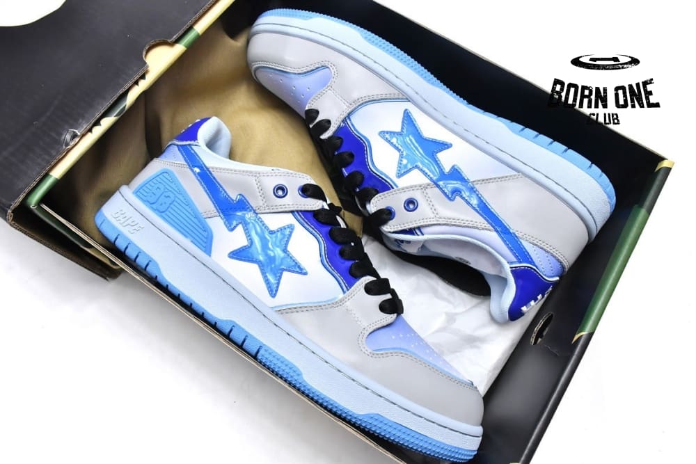 A Bathing Ape Bape SK8 Sta Gradient Blue