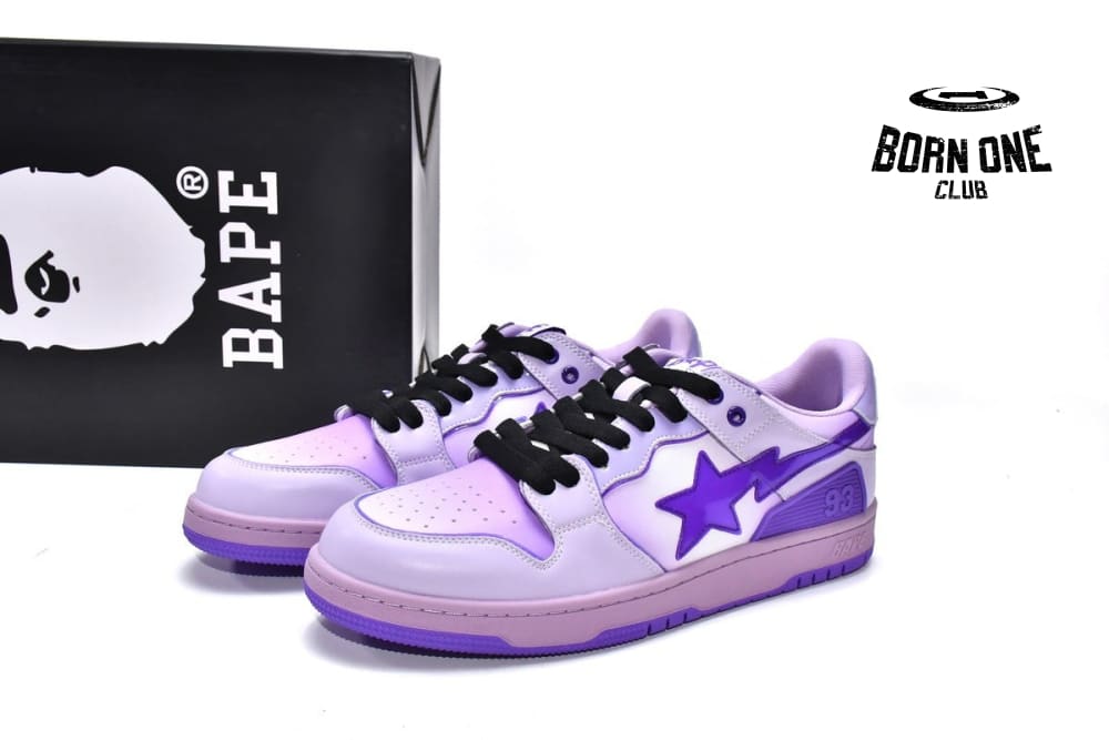 A Bathing Ape Bape SK8 Sta Gradient Purple
