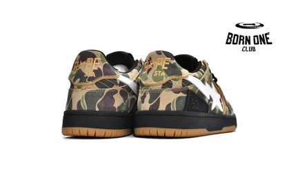 A Bathing Ape Bape SK8 Sta Green Camo