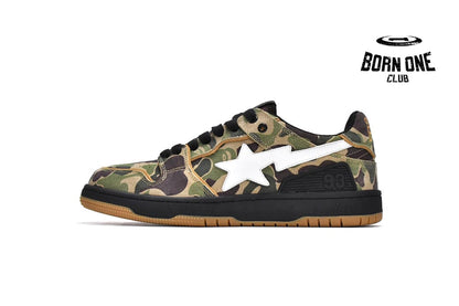 A Bathing Ape Bape SK8 Sta Green Camo
