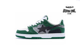 A Bathing Ape Bape SK8 Sta Green Grey 1I80-191-010