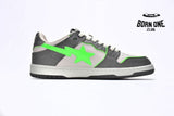 A Bathing Ape Bape SK8 Sta Grey Green
