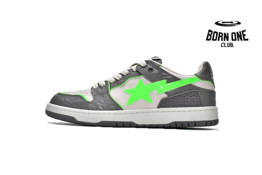A Bathing Ape Bape SK8 Sta Grey Green