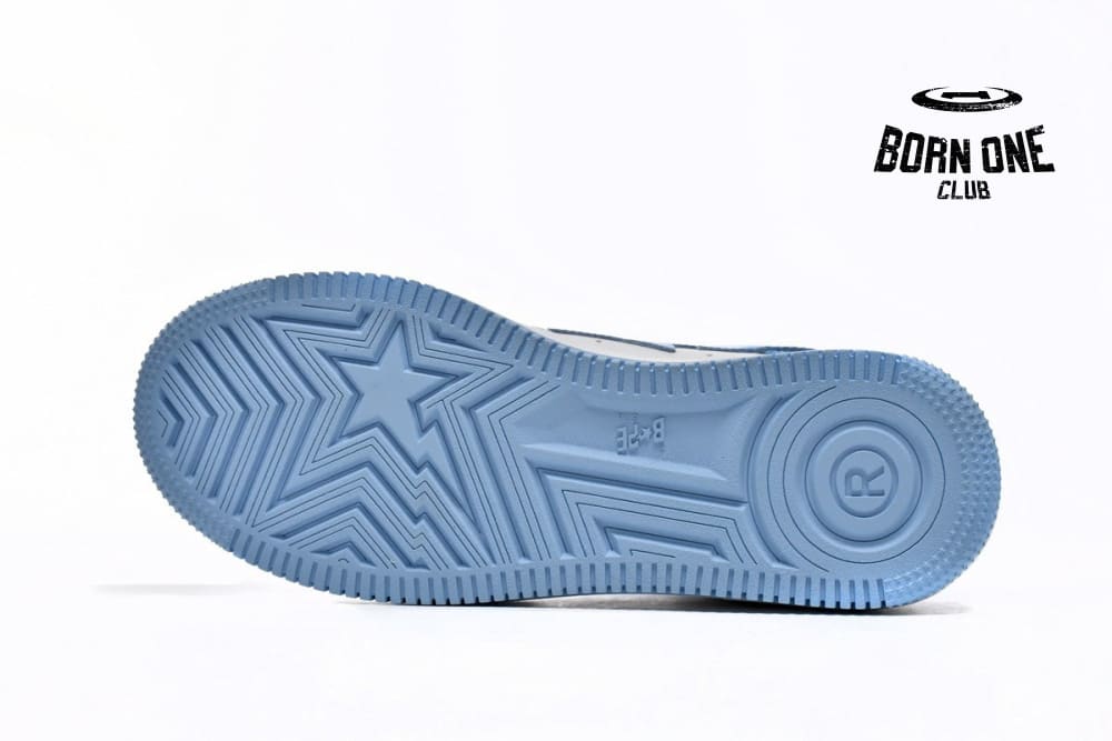 A Bathing Ape Bape Sk8 Sta Low Blue 1G70-109-0015
