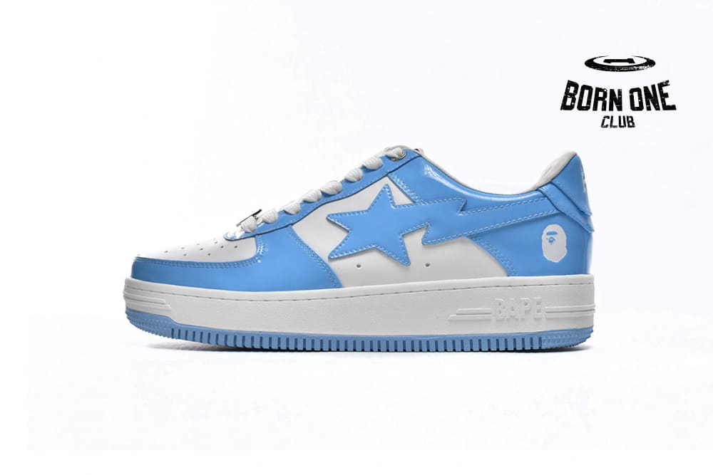 A Bathing Ape Bape Sk8 Sta Low Blue 1G70-109-0015