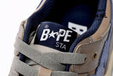 A Bathing Ape Bape Sk8 Sta Low Make old Khaki Blue 1120-291-019