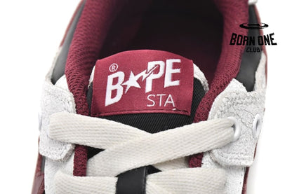 A Bathing Ape Bape Sk8 Sta Low Red Grey