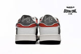 A Bathing Ape Bape Sk8 Sta Low White Red 1G70-109-0020