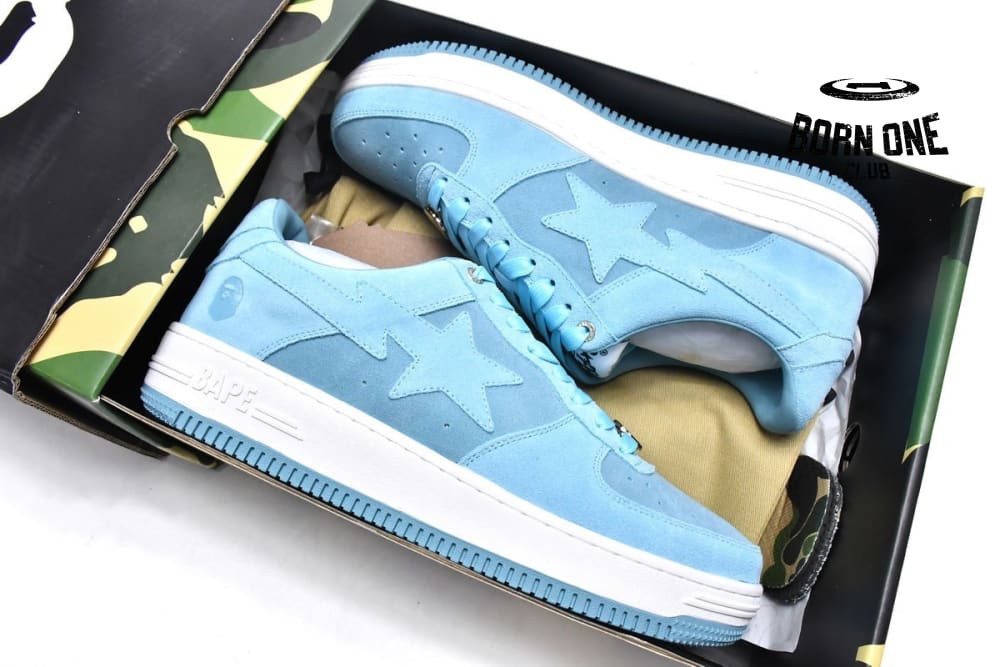 A Bathing Ape Bape SK8 Sta Morandi Blue