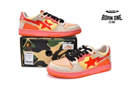 A Bathing Ape Bape Sk8 Sta Orange 1I30-191-003