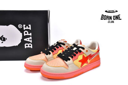 A Bathing Ape Bape Sk8 Sta Orange 1I30-191-003