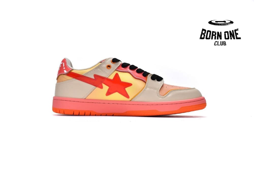 A Bathing Ape Bape Sk8 Sta Orange 1I30-191-003