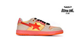 A Bathing Ape Bape Sk8 Sta Orange 1I30-191-003