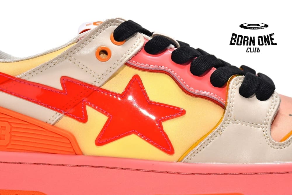 A Bathing Ape Bape Sk8 Sta Orange 1I30-191-003