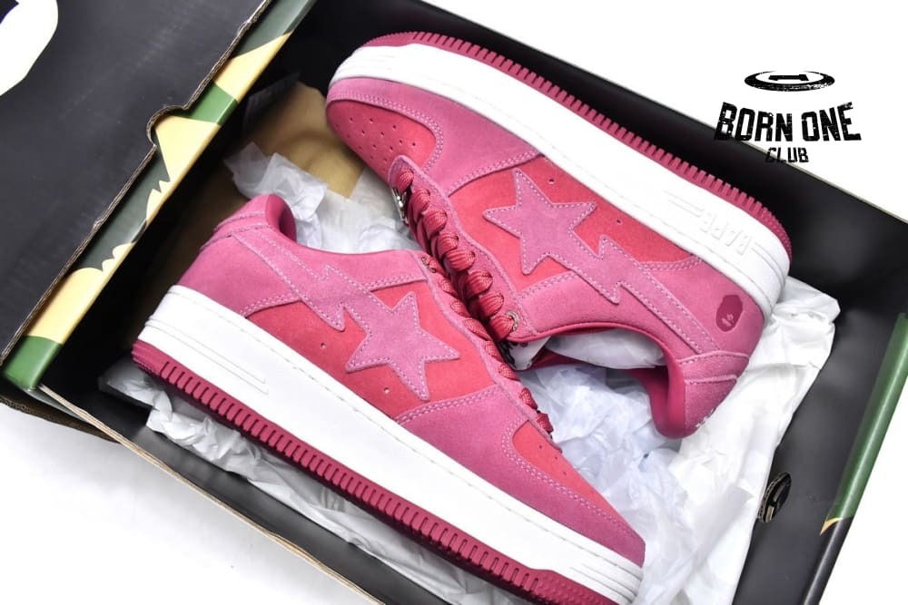 A Bathing Ape Bape SK8 Sta Pink