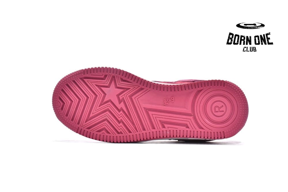 A Bathing Ape Bape SK8 Sta Pink