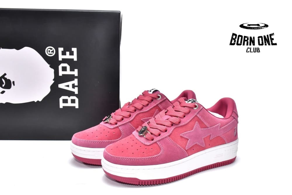 A Bathing Ape Bape SK8 Sta Pink
