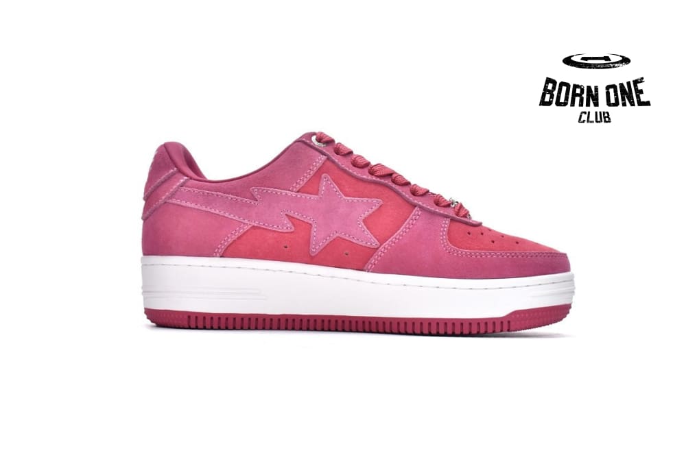 A Bathing Ape Bape SK8 Sta Pink