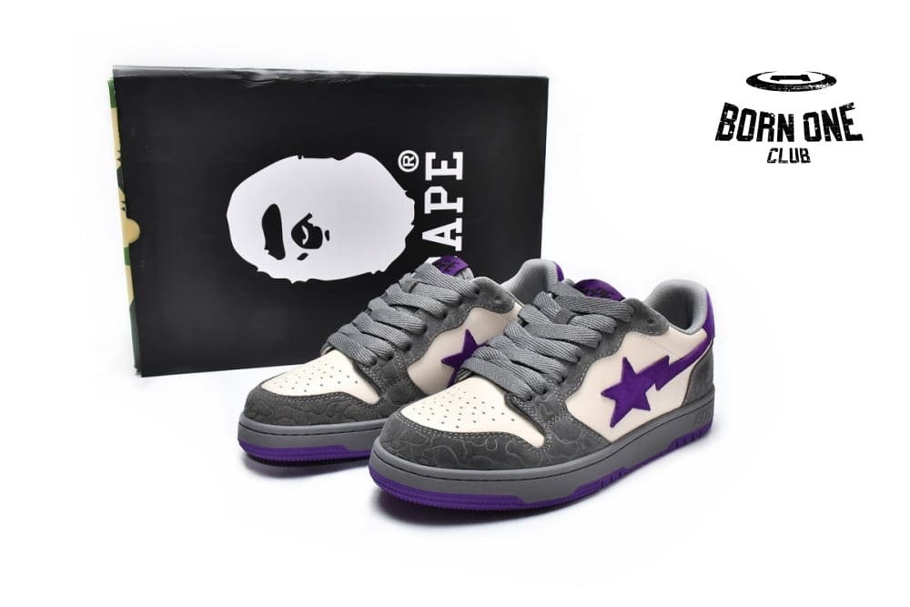 A Bathing Ape Bape SK8 Sta Purple
