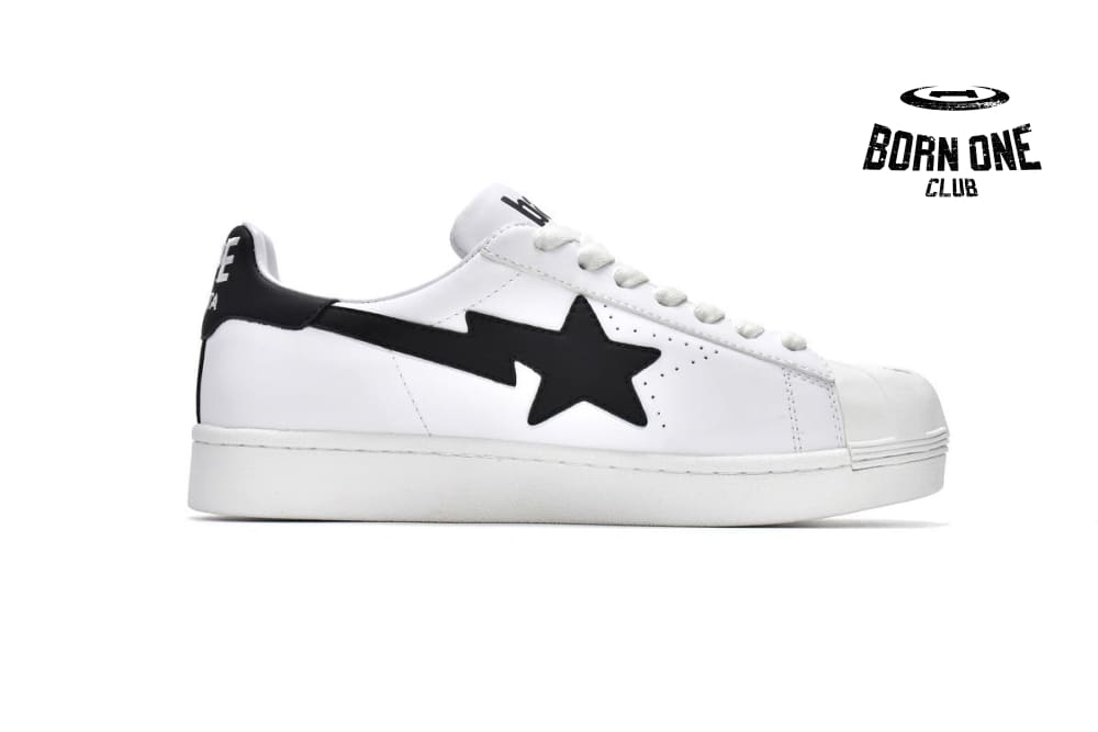 A Bathing Ape Bape SK8 Sta Shell Head White