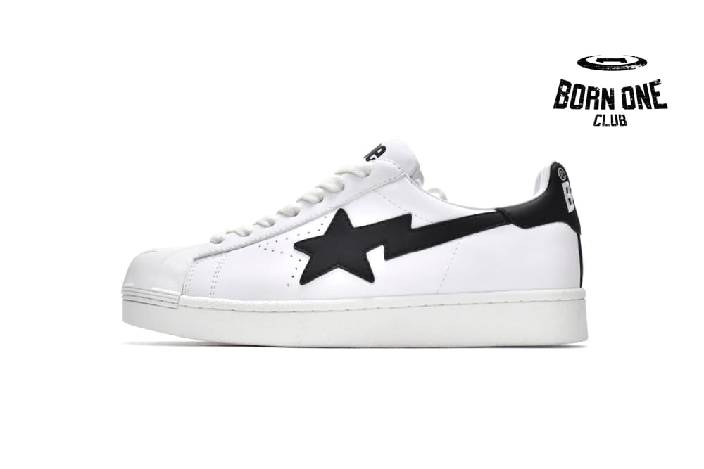 A Bathing Ape Bape SK8 Sta Shell Head White