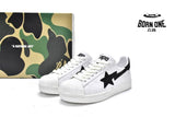 A Bathing Ape Bape SK8 Sta Shell Head White
