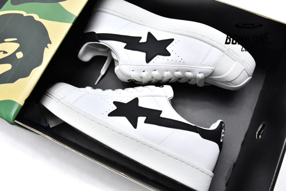 A Bathing Ape Bape SK8 Sta Shell Head White