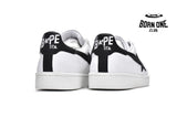 A Bathing Ape Bape SK8 Sta Shell Head White