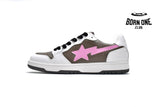 A Bathing Ape Bape SK8 Sta White Brown