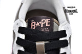 A Bathing Ape Bape SK8 Sta White Brown