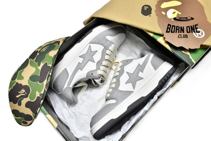 A Bathing Ape Bape SK8 Sta White Grey