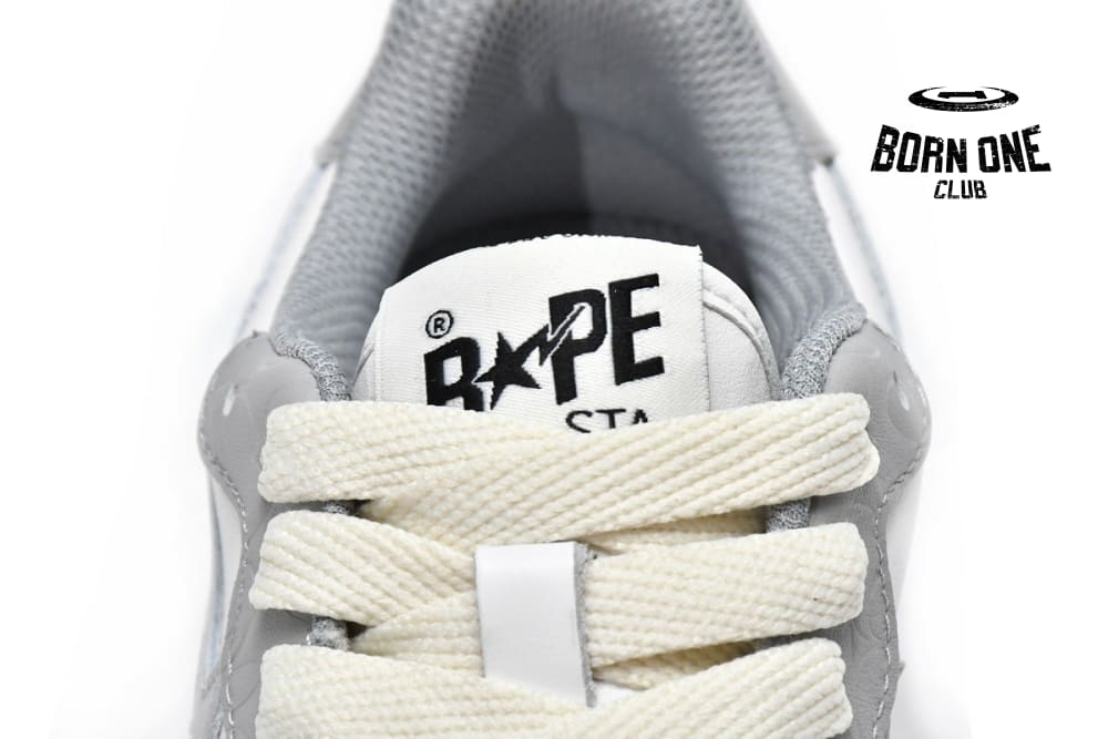 A Bathing Ape Bape SK8 Sta White Grey