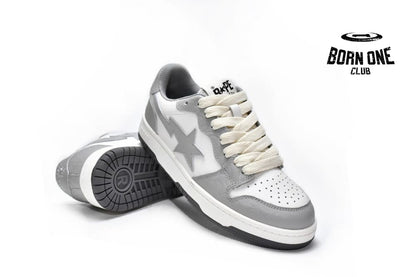 A Bathing Ape Bape SK8 Sta White Grey