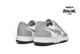 A Bathing Ape Bape SK8 Sta White Grey